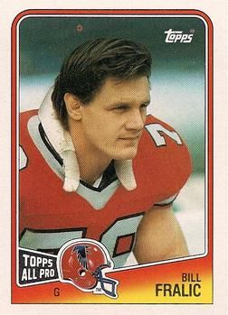 Bill Fralic 1988 Topps #388 Sports Card