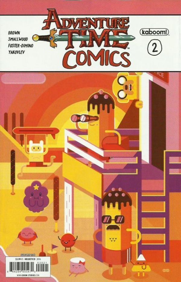 Adventure Time Comics #2 (Subscription Helbetico Variant)
