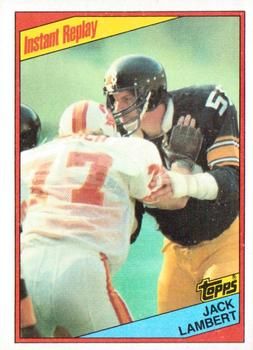 Jack Lambert 1984 Topps #168 Sports Card