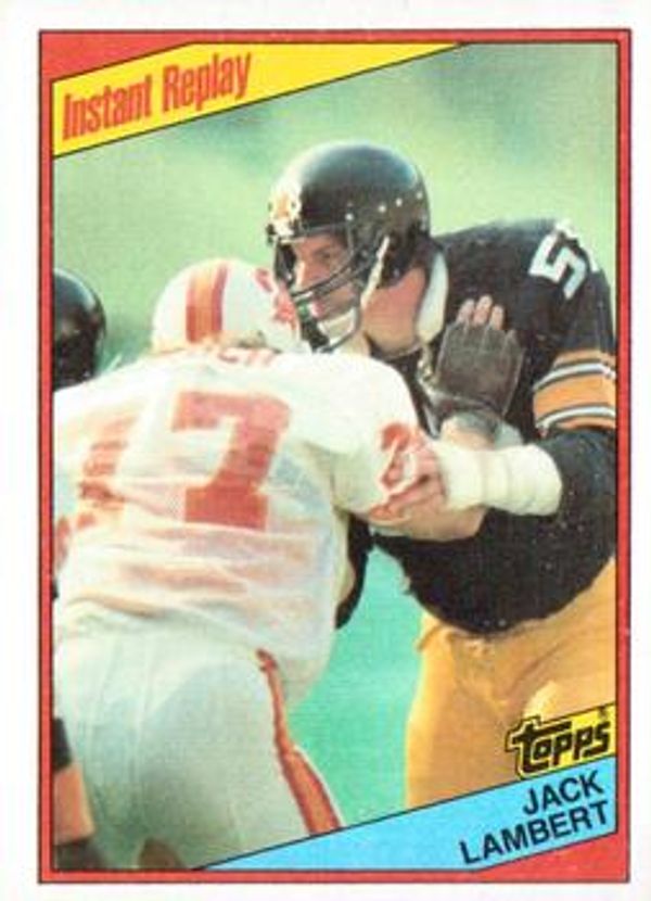 Jack Lambert 1984 Topps #168