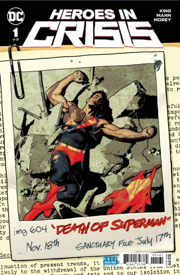 Heroes In Crisis #1 (Sook Variant Cover)