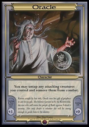 Oracle (Vanguard) Trading Card