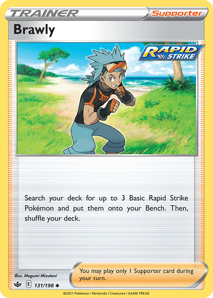 Brawly (Trainer: Supporter) (131/198) - Chilling Reign Pokémon Card