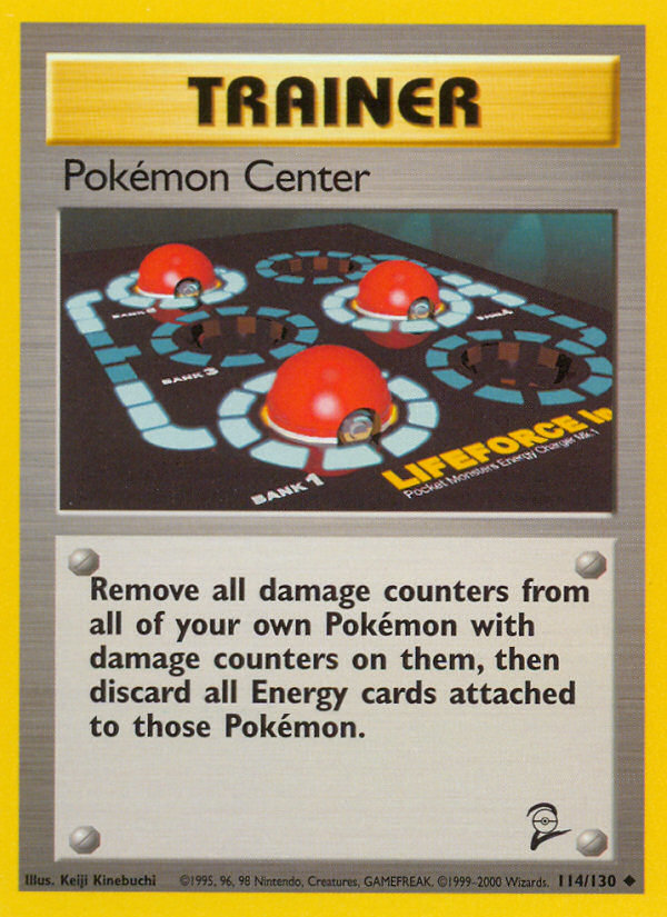 Pokémon Center (114/130) - Base Set 2 Pokémon Card