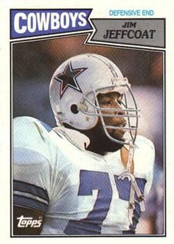 Jim Jeffcoat 1987 Topps #268 Sports Card