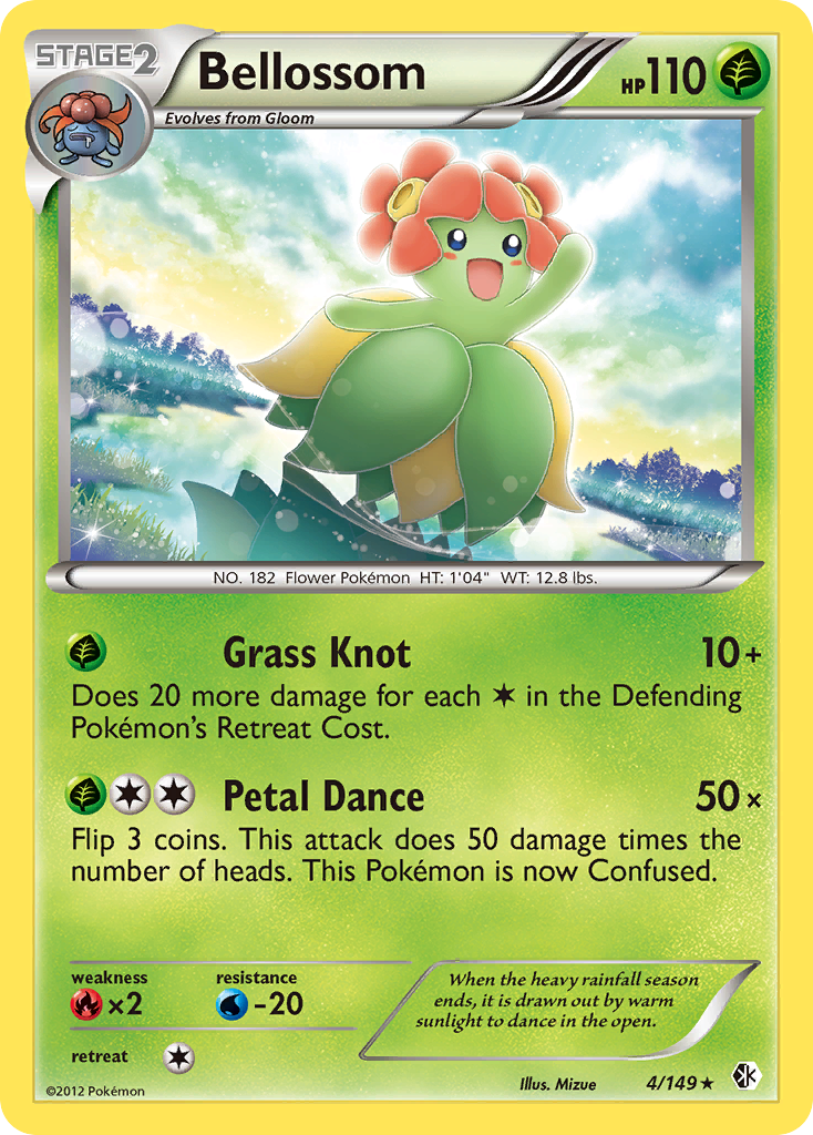 Bellossom (4/149) - Boundaries Crossed Pokémon Card