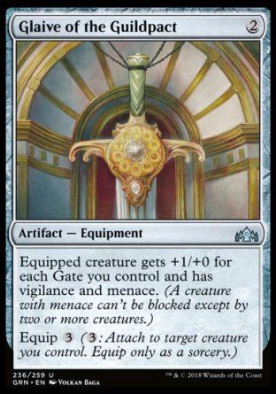 Glaive of the Guildpact (Guilds of Ravnica) Trading Card