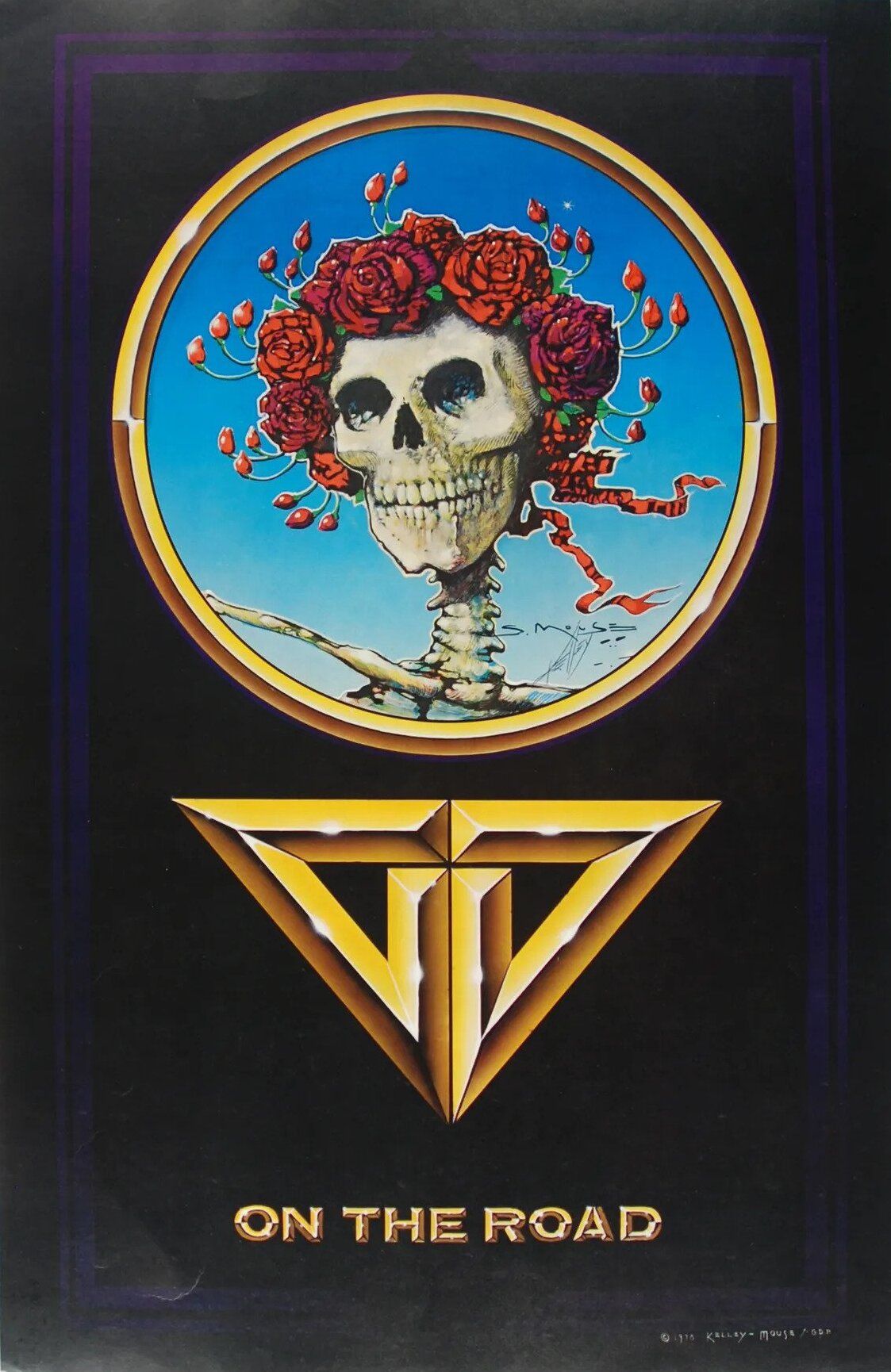 Grateful Dead On the Road 1978 Concert Poster