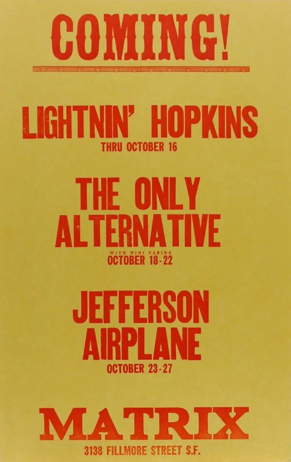 1966-The Matrix-Lightning Hopkins-Jefferson Airplane