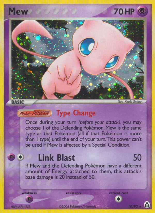 Mew (10/92) - Legend Maker Pokémon Card