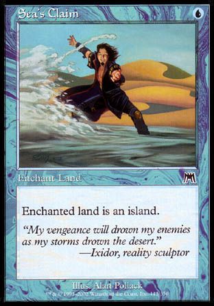 Sea's Claim (Onslaught) Trading Card