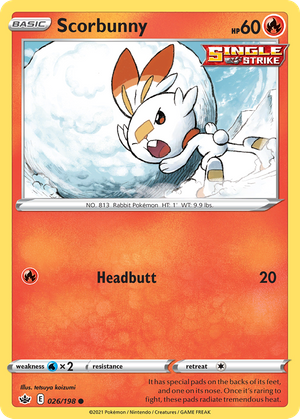 Scorbunny (26/198) - Chilling Reign