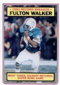 Fulton Walker 1983 Topps #9 Sports Card