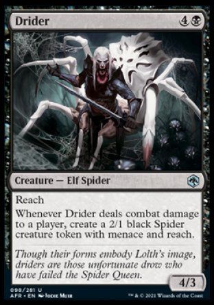 Drider (Dungeons & Dragons: Adventures in the Forgotten Realms) Trading Card