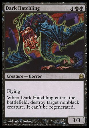 Dark Hatchling (MTG Commander) Trading Card