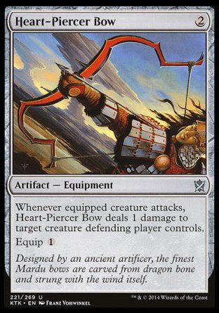 Heart-Piercer Bow (Khans of Tarkir) Trading Card