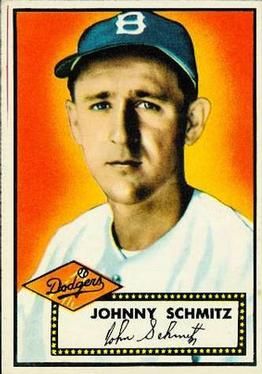 Johnny Schmitz 1952 Topps #136 Sports Card