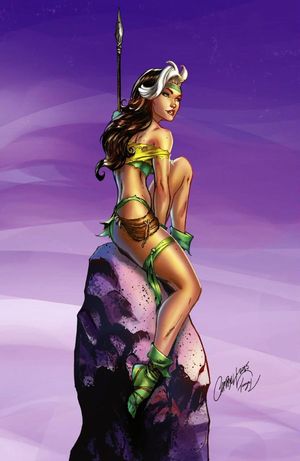 Rogue: The Savage Land #4 (1:100 J. Scott Campbell Virgin Variant)
