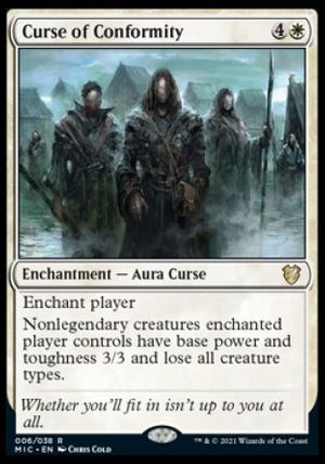 Curse of Conformity (Innistrad Midnight Hunt Commander Decks)