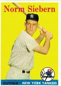 Norm Siebern 1958 Topps #54 Sports Card