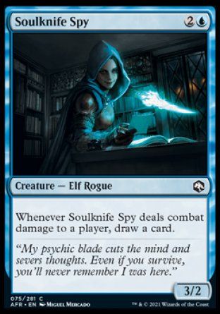 Soulknife Spy (Dungeons & Dragons: Adventures in the Forgotten Realms) Trading Card