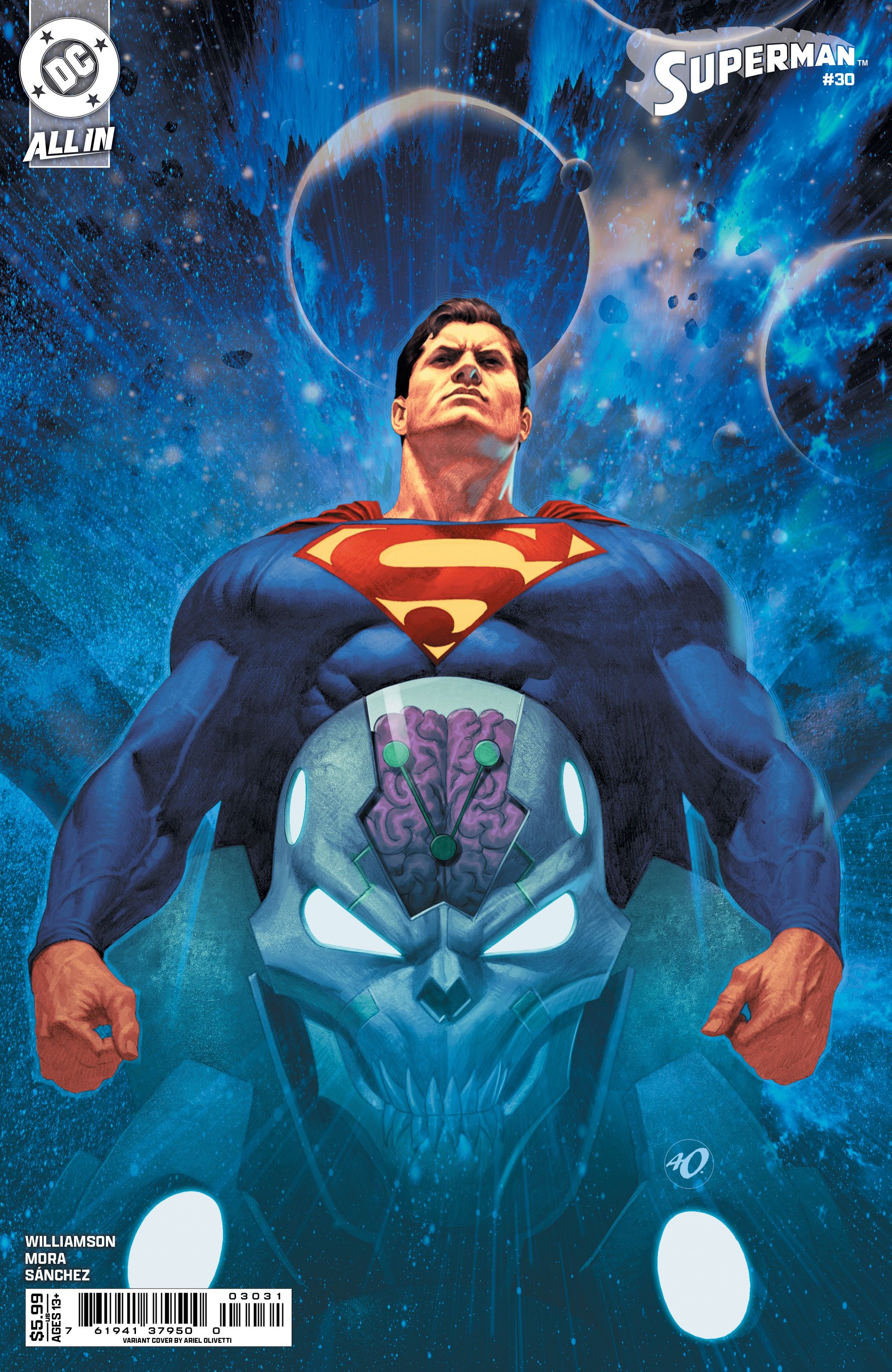Superman #30 (Cvr C Ariel Olivetti Card Stock Variant) Comic