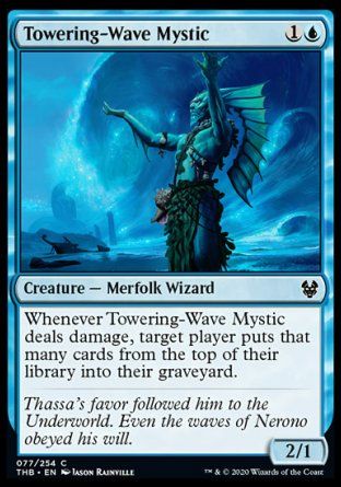 Towering-Wave Mystic (Theros Beyond Death) Trading Card