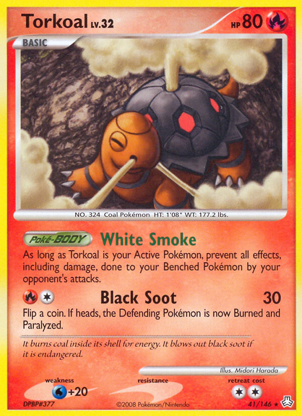 Torkoal (41/146) - Legends Awakened Pokémon Card