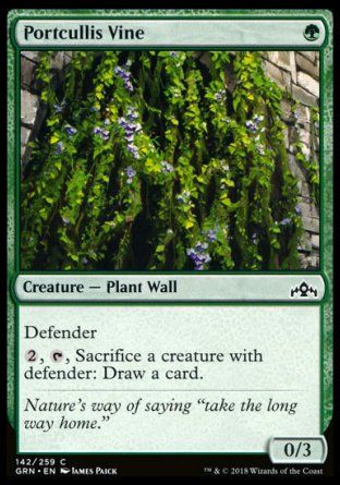 Portcullis Vine (Guilds of Ravnica) Trading Card