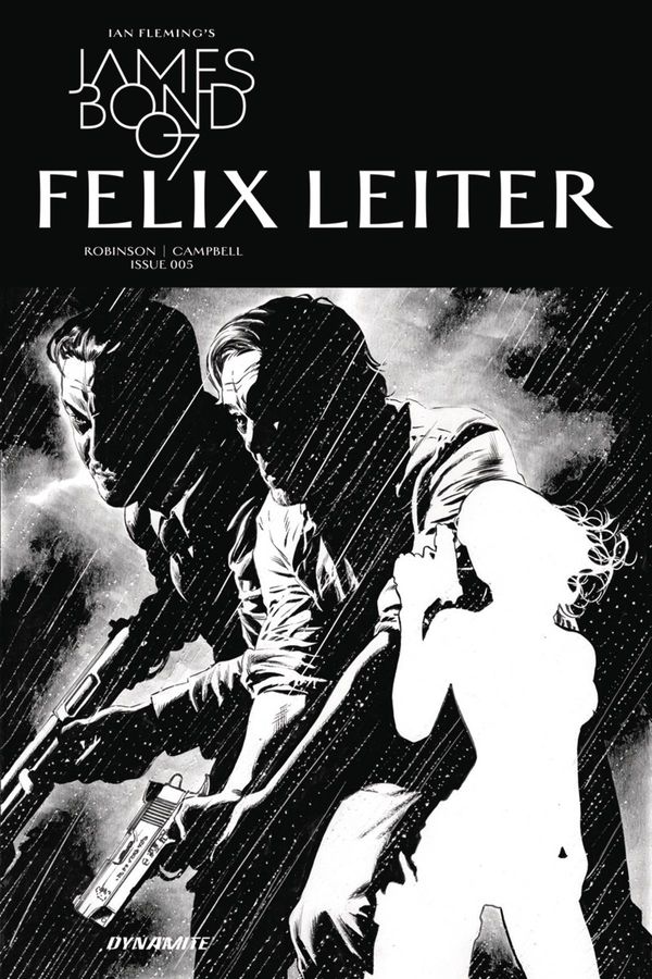 James Bond Felix Leiter #5 (Cover B 10 Copy B&w Cover)