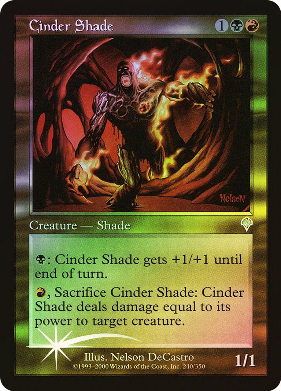 Cinder Shade (Invasion - Foil) Trading Card