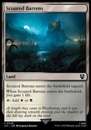 Scoured Barrens (The Lord of the Rings Commander Decks)