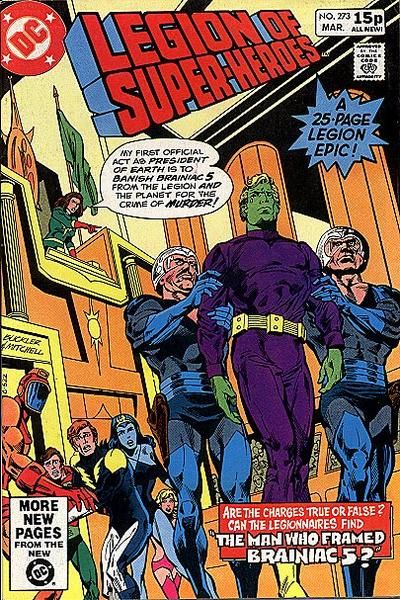 The Legion of Super-Heroes #273 Comic