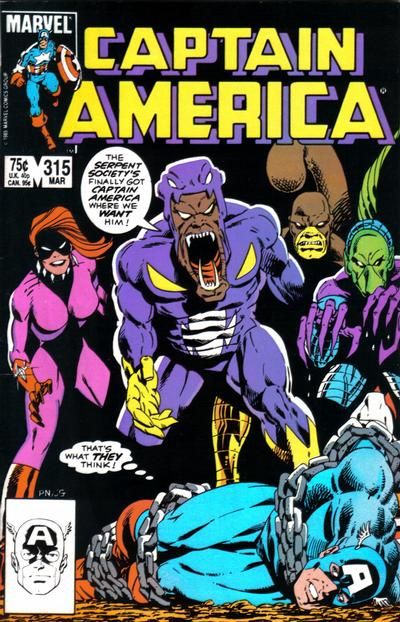 Captain America #315 Comic