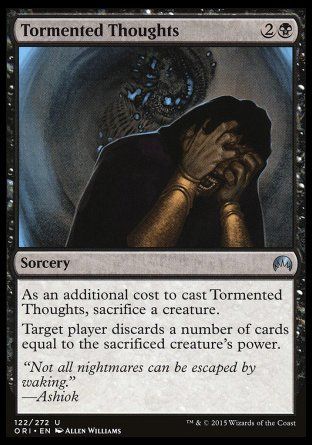 Tormented Thoughts (Magic Origins) Trading Card