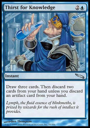 Thirst for Knowledge (Mirrodin) Trading Card