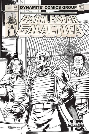 Battlestar Galactica Classic #3 (20 Copy Hdr B&w Cover)