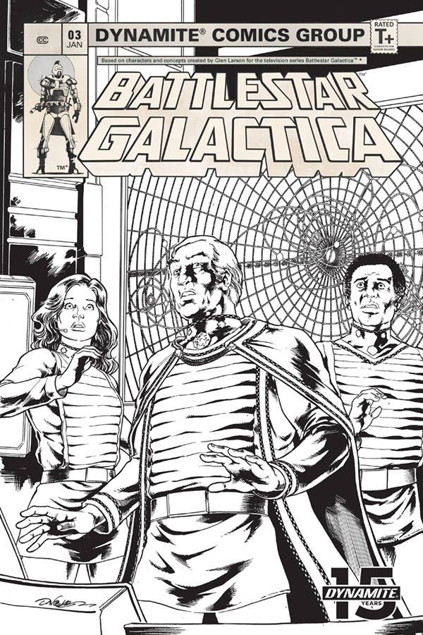 Battlestar Galactica Classic #3 (20 Copy Hdr B&w Cover)