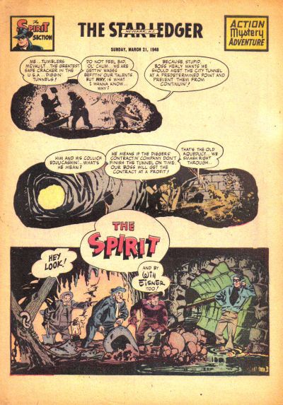 Spirit Section #3/21/1948 Comic