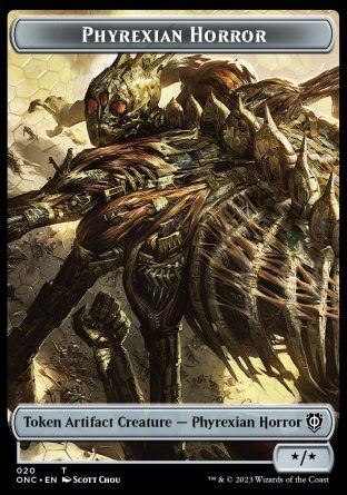 Phyrexian Horror (Phyrexia: All Will Be One Commander Decks) Trading Card