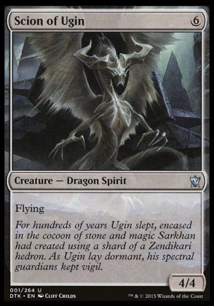 Scion of Ugin (Dragons of Tarkir) Trading Card