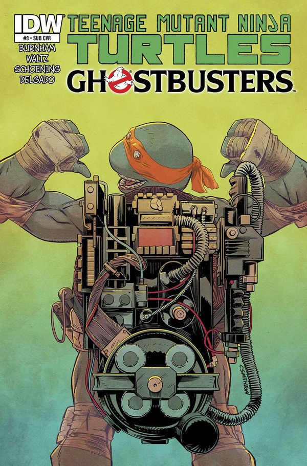 Teenage Mutant Ninja Turtles/Ghostbusters #3 (Subscription Variant)