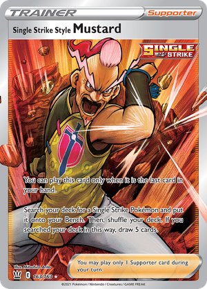Single Strike Style Mustard (Trainer: Supporter) (163/163) - Battle Styles