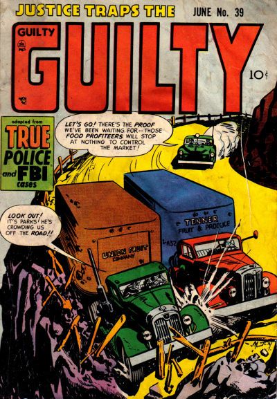 Justice Traps the Guilty #39 Comic
