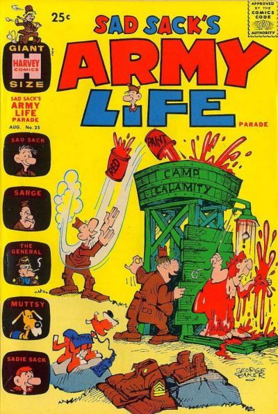 Sad Sack's Army Life Parade #25 Comic