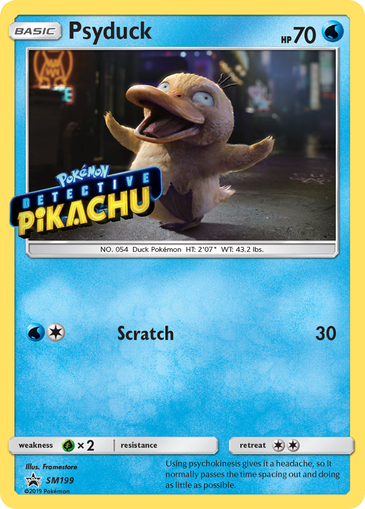 Psyduck (SM199) - SM Black Star Promos Pokémon Card