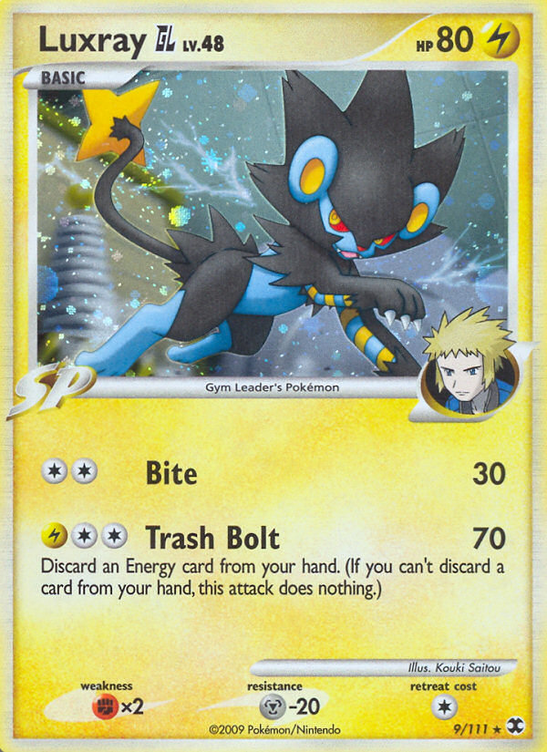 Luxray GL (9/111) - Rising Rivals Pokémon Card