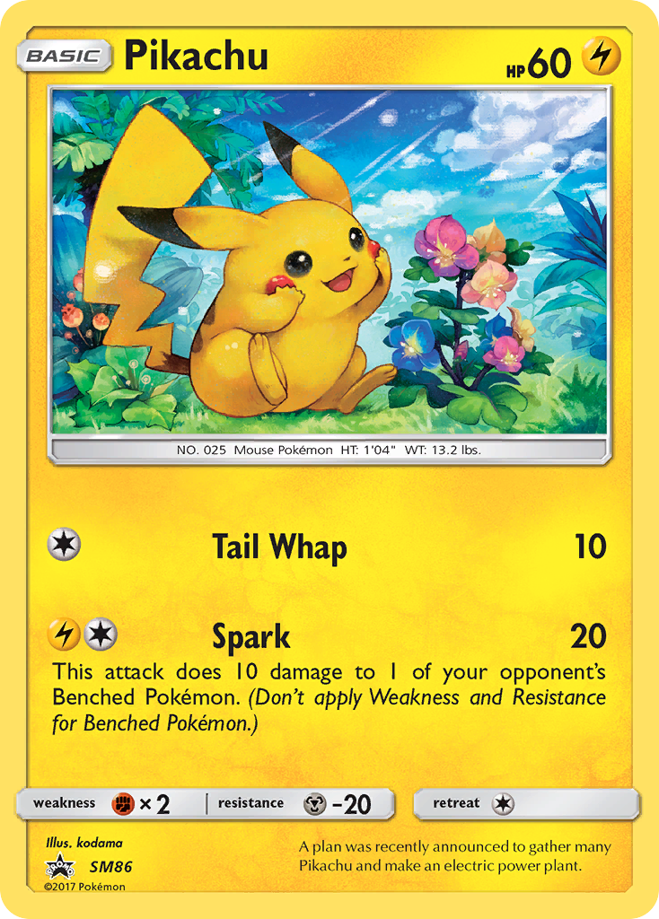 Pikachu (SM86) - SM Black Star Promos Pokémon Card