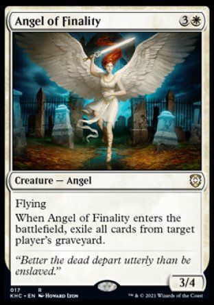 Angel of Finality (Kaldheim Commander Decks) Trading Card