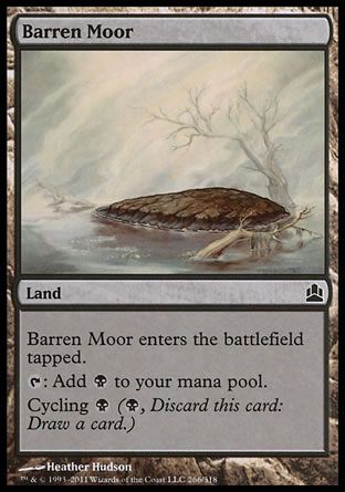 Barren Moor (MTG Commander) Trading Card